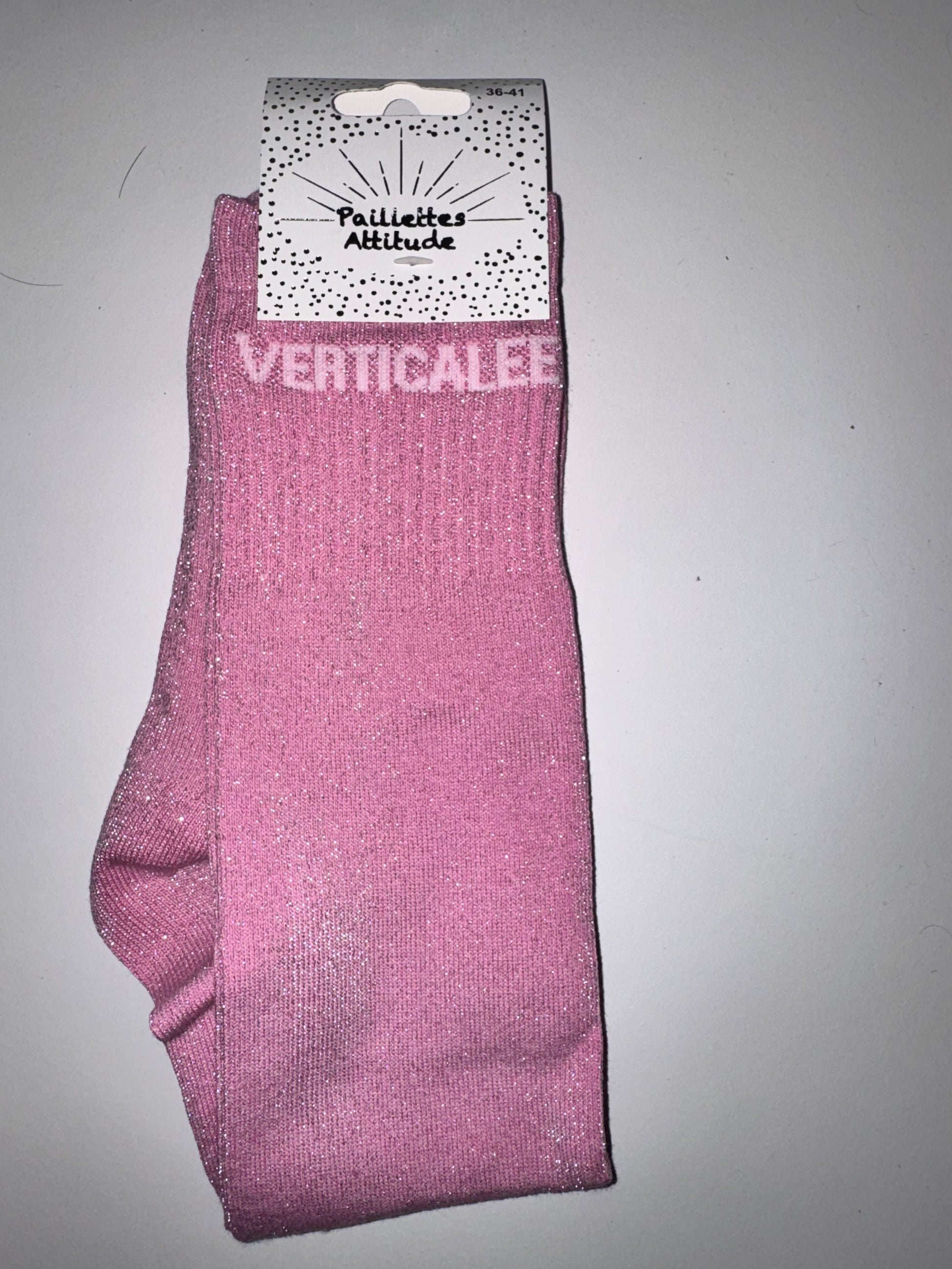 Pré commande chaussette pailletée VERTICALEEE 36/41