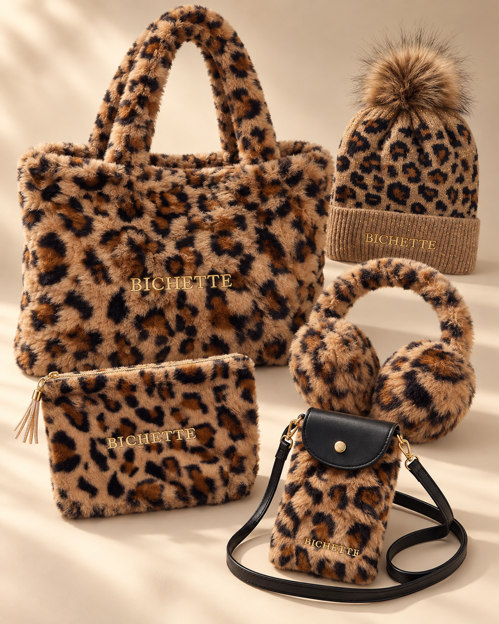 🐆✨ Collection BICHETTE – Accessoires léopard