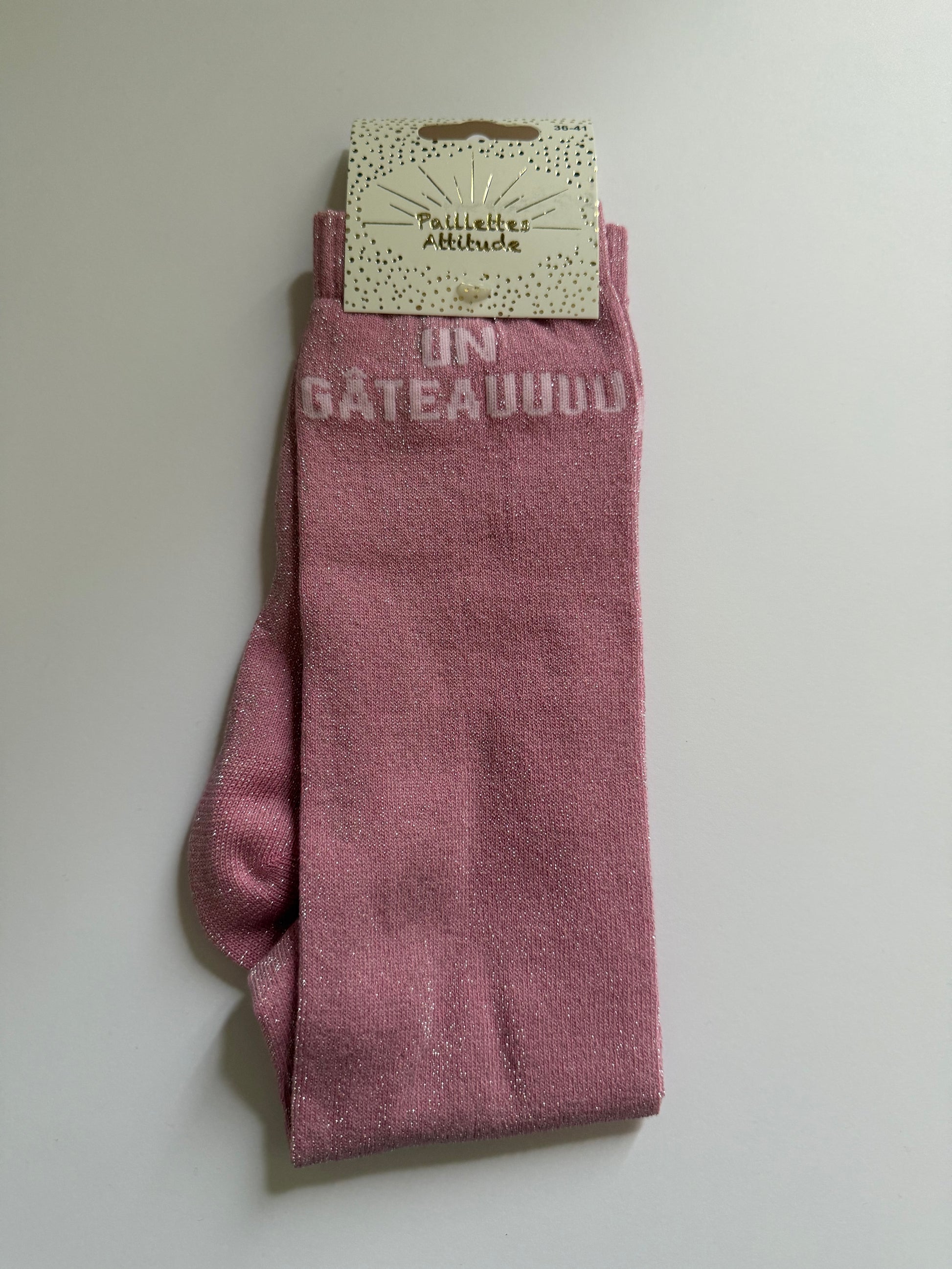 Chaussette pailletée équitation 36-41 UN GÂTEAUUUU