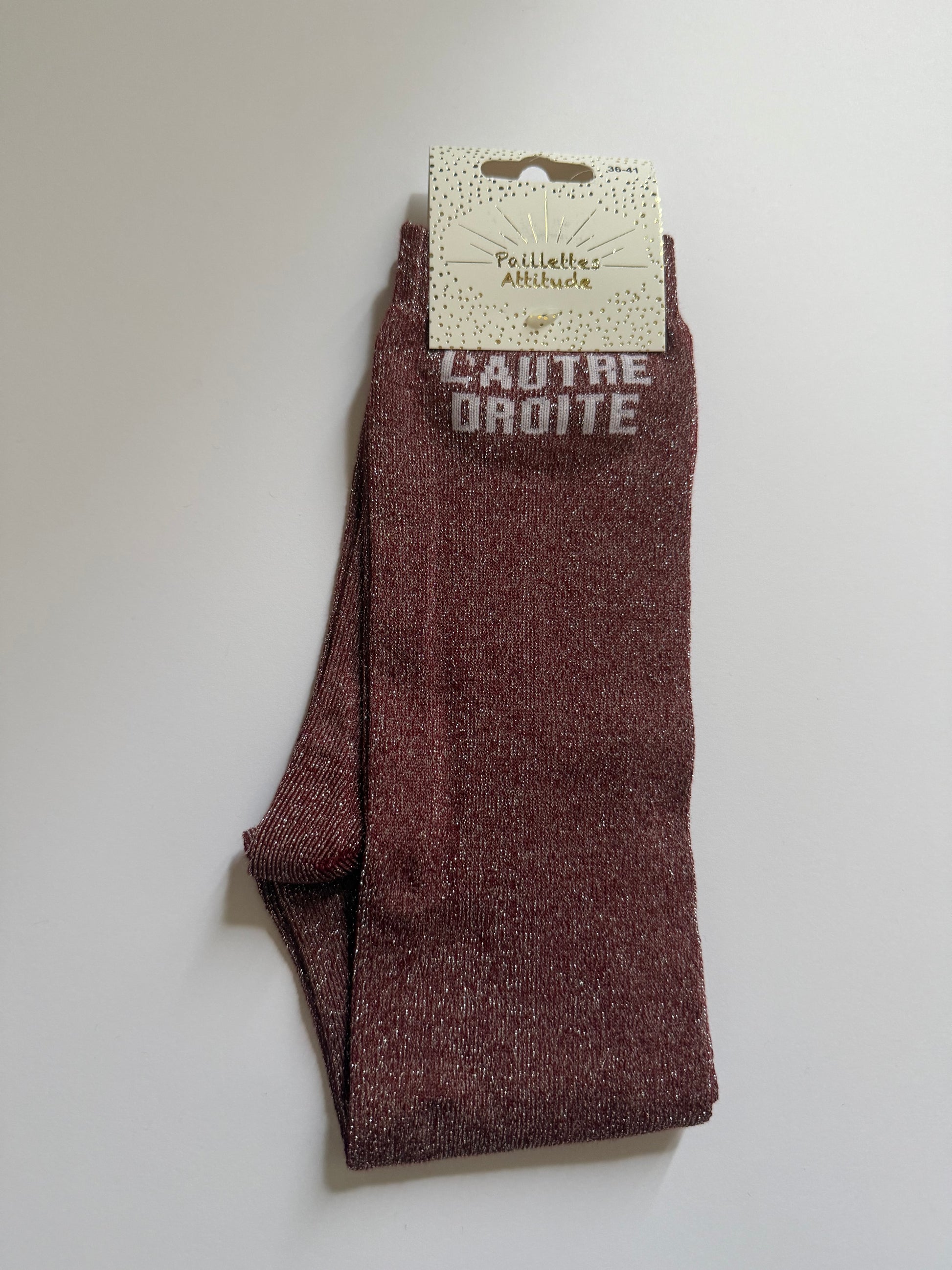 Chaussette pailletée équitation 36-41  L’AUTRE DROITE