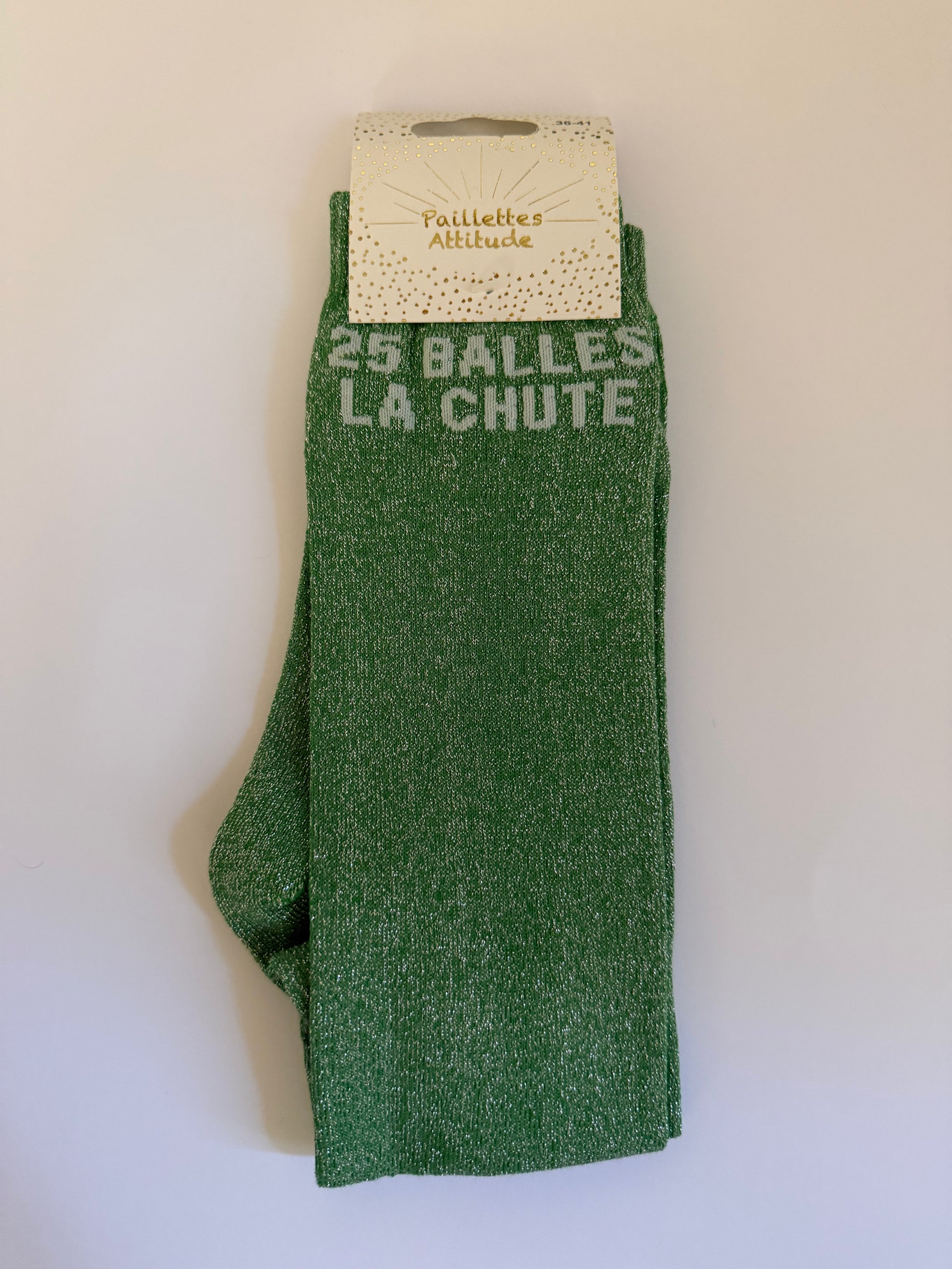 chaussette pailletée équitation 36-41 - 25 BALLES LA CHUTE