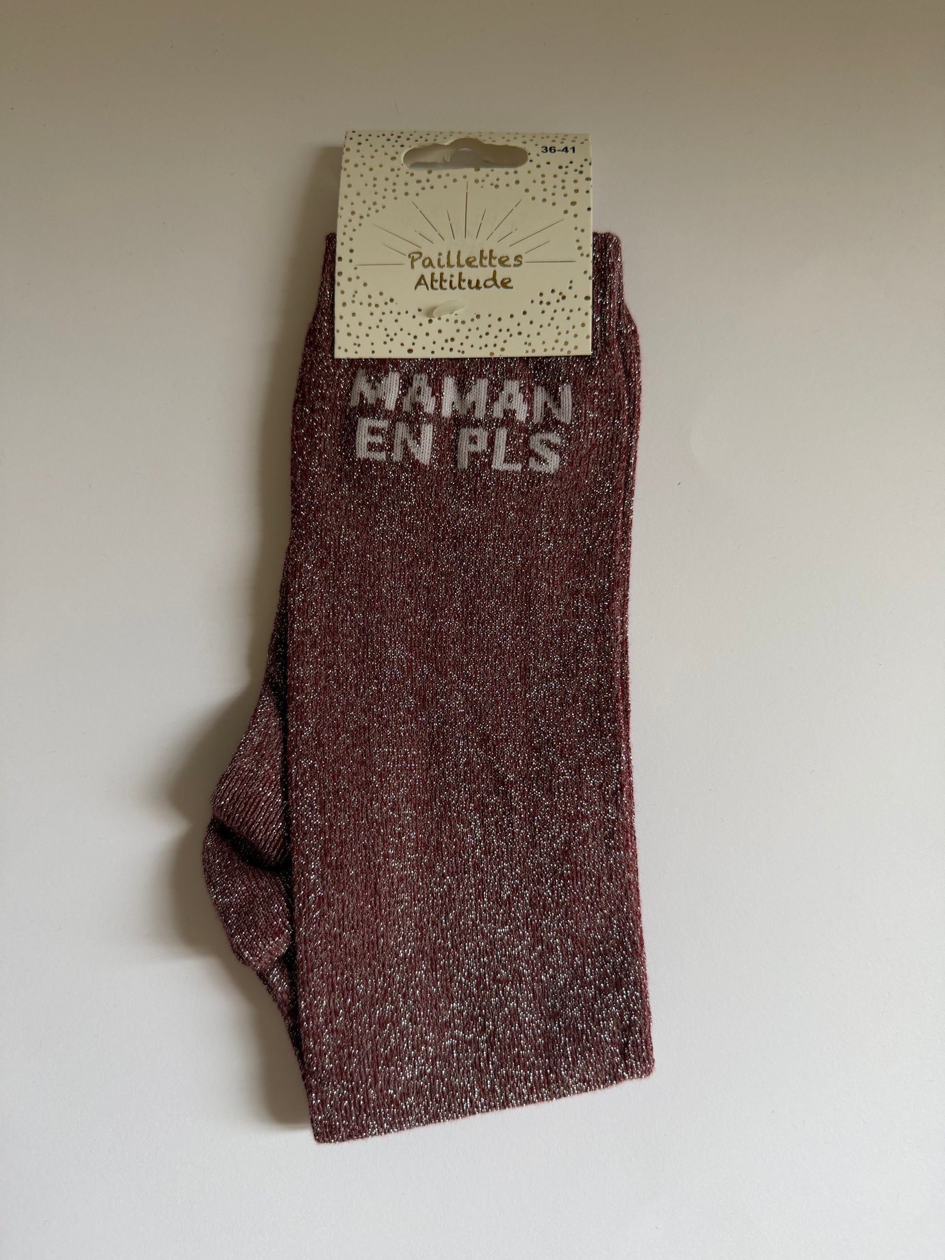 Chaussette pailletée équitation 36-41 MAMAN EN PLS