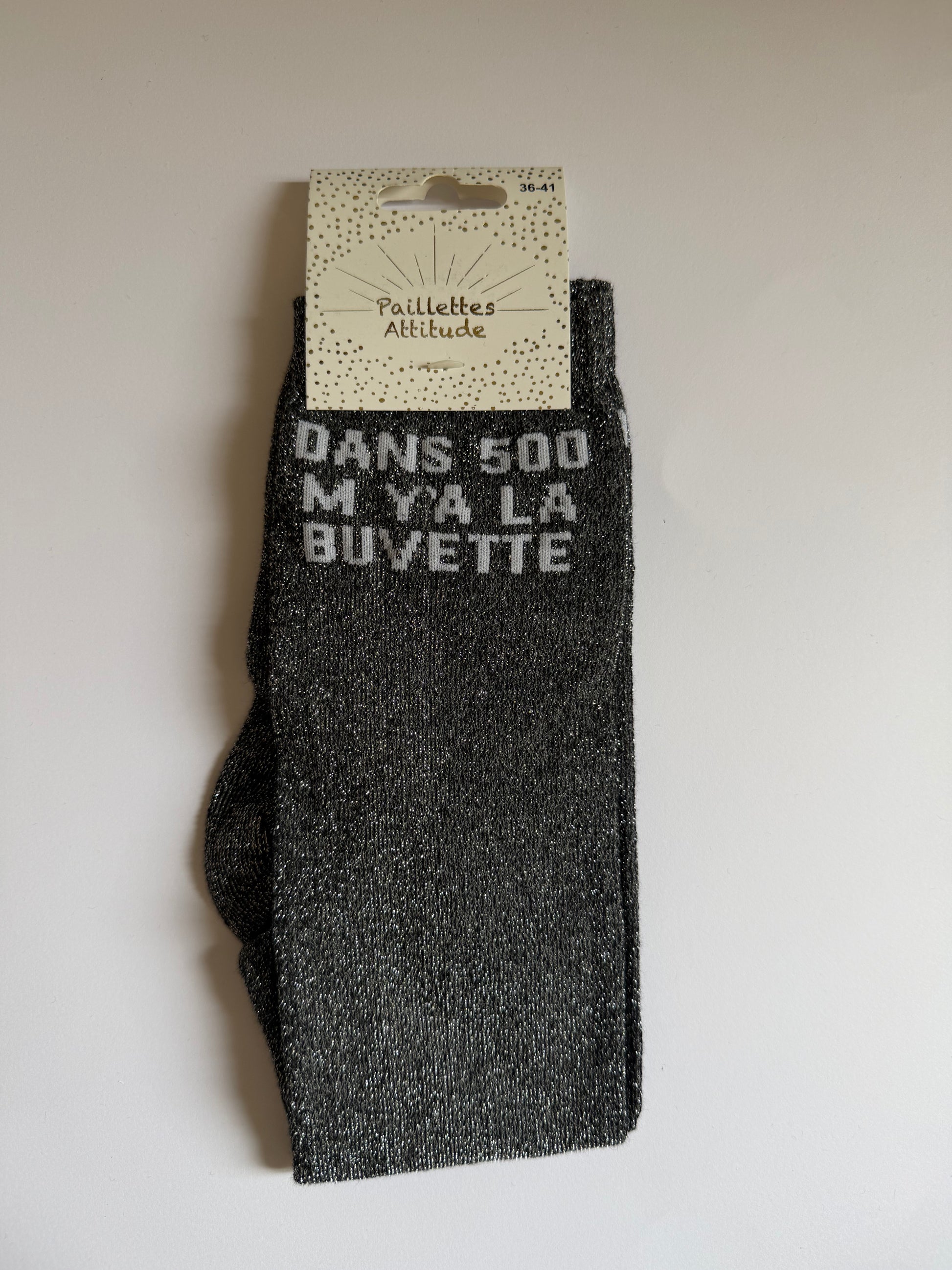 Chaussette pailletée équitation 36-41 DANS 500 M Y'A LA BUVETTE