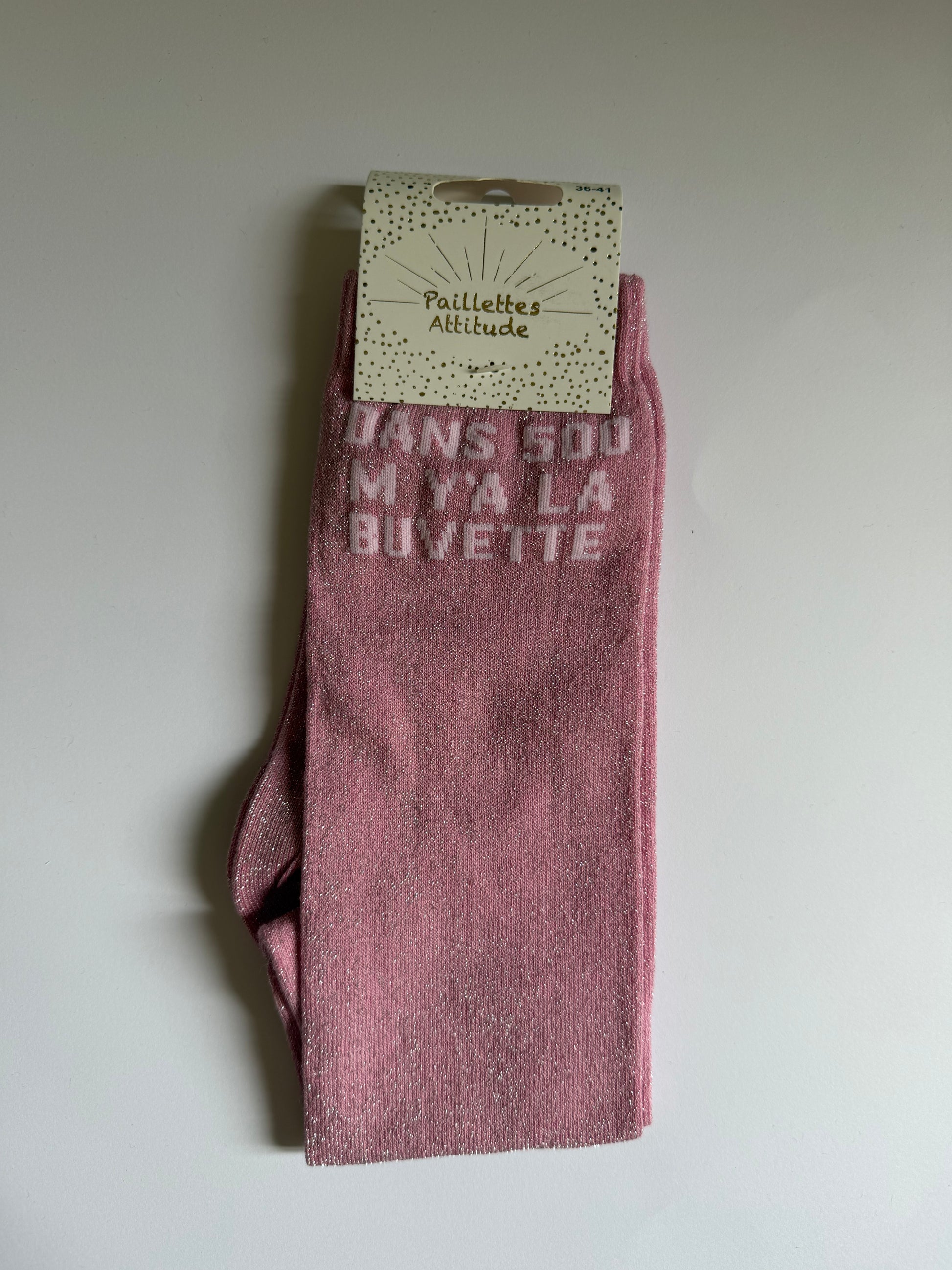 Chaussette pailletée équitation 36-41 DANS 500 M Y'A LA BUVETTE