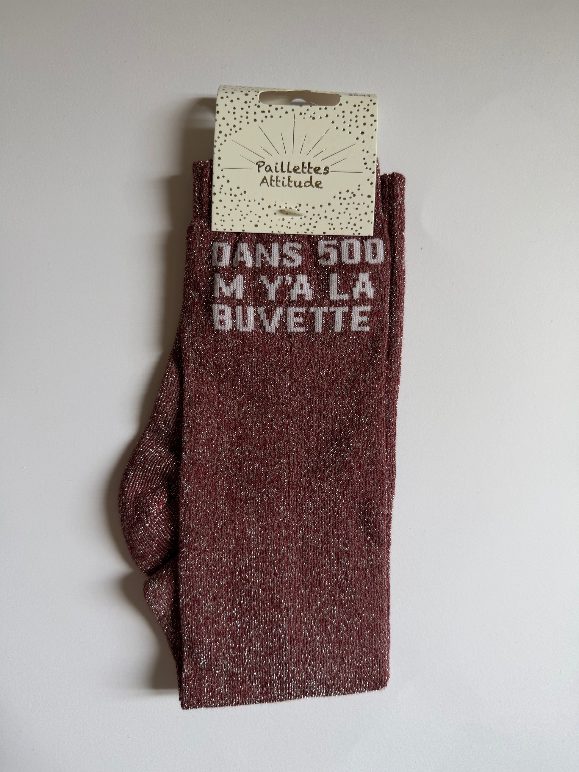 Chaussette pailletée équitation 36-41 DANS 500 M Y'A LA BUVETTE