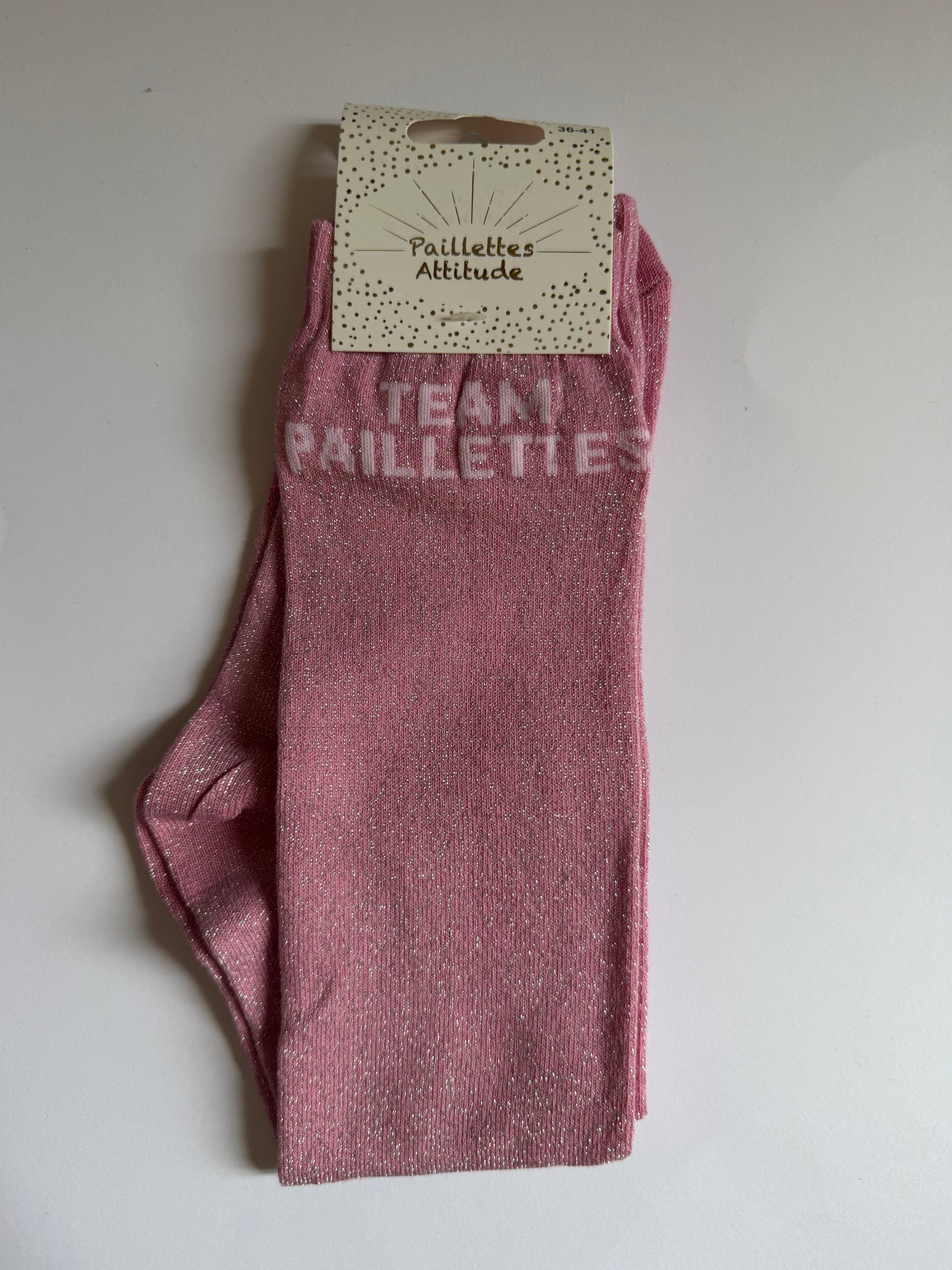 Chaussette pailletée équitation 36-41 TEAM PAILLETTES