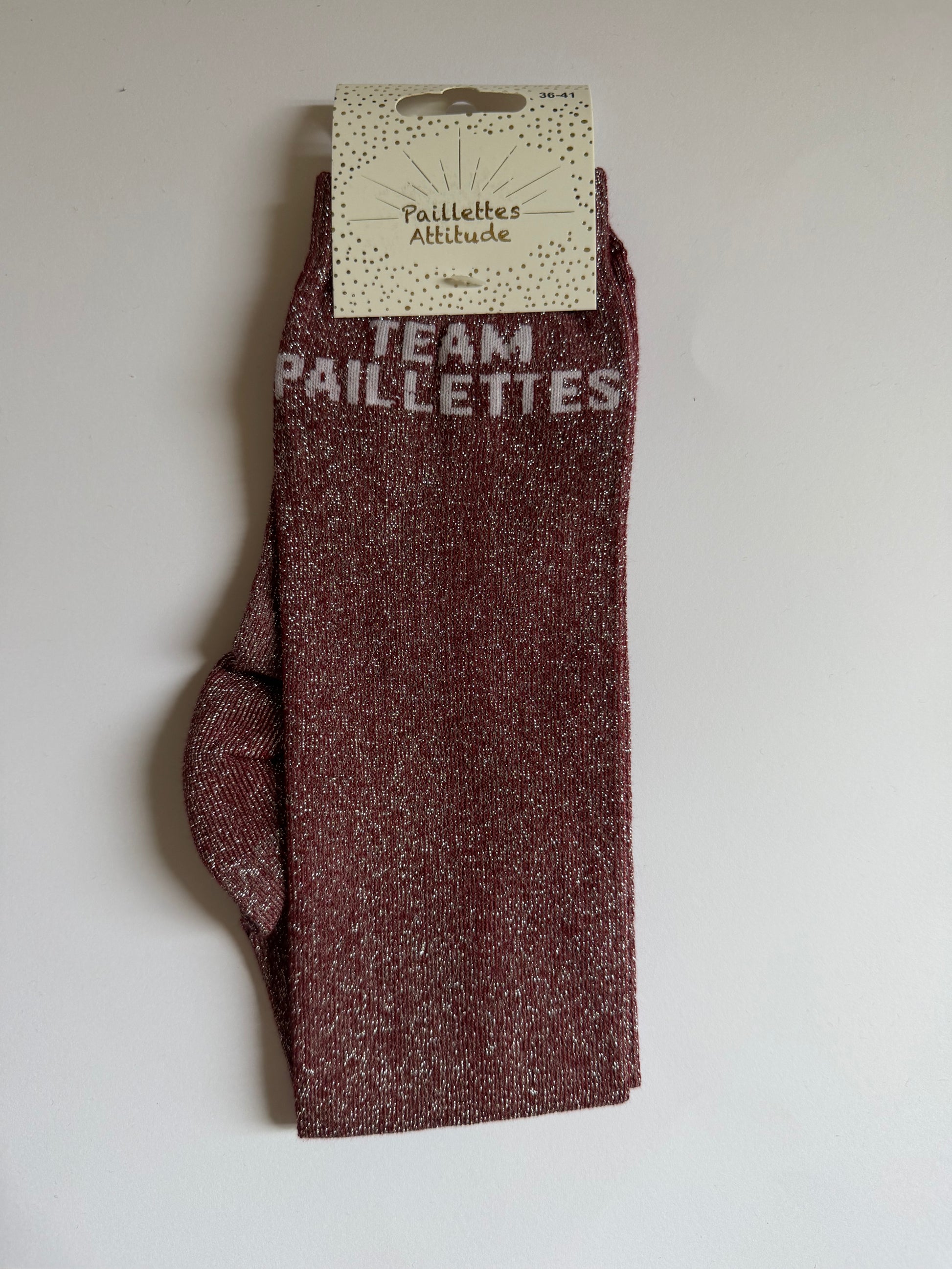 Chaussette pailletée équitation 36-41 TEAM PAILLETTES