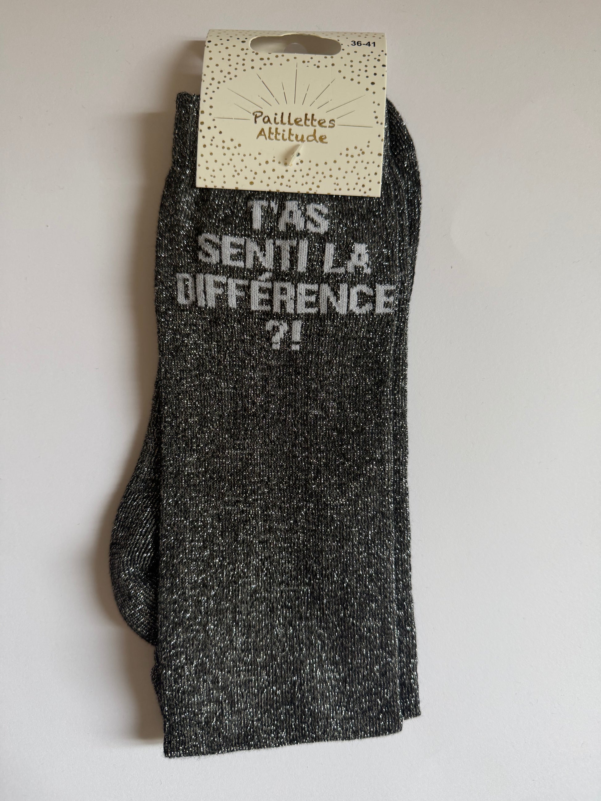Chaussette pailletée équitation 36-41 T’AS SENTI LA DIFFÉRENCE ?!