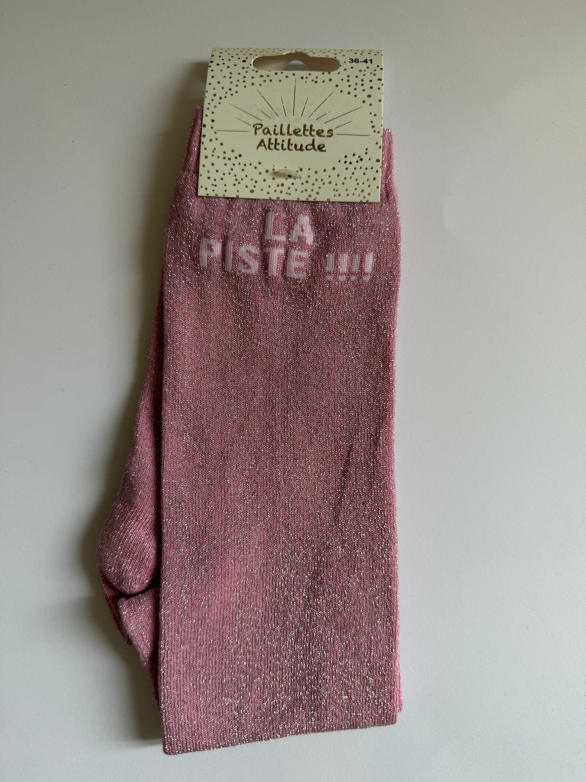 Chaussette pailletée équitation 36-41 LA PISTE !!!