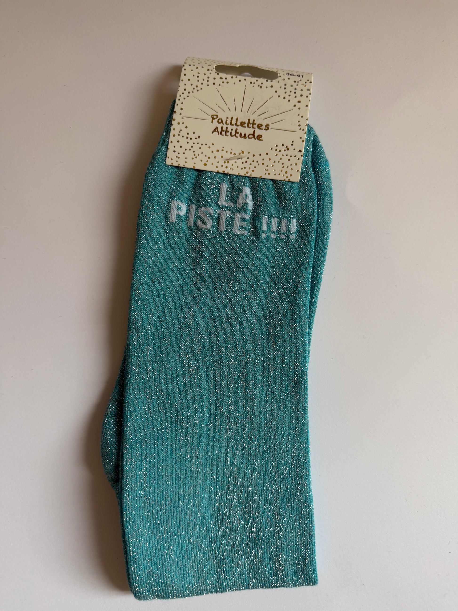 Chaussette pailletée équitation 36-41 LA PISTE !!!