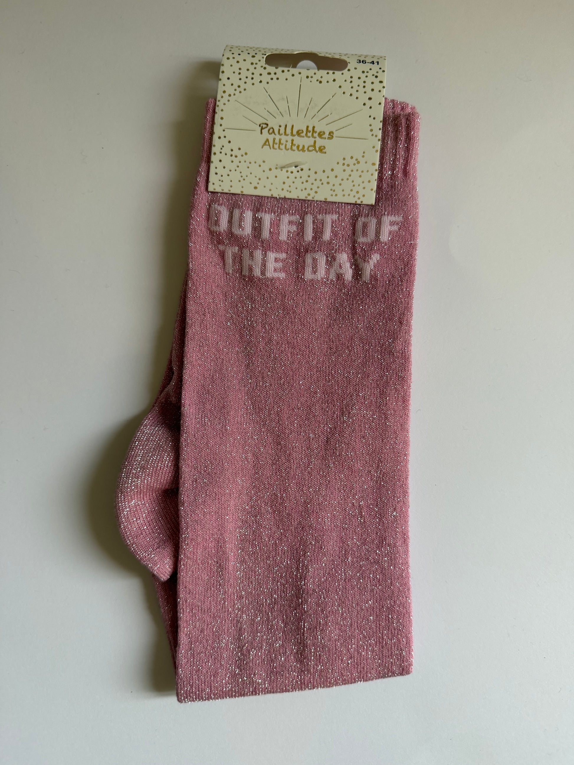 Chaussette pailletée équitation 36-41 OUTFIT OF THE DAY 