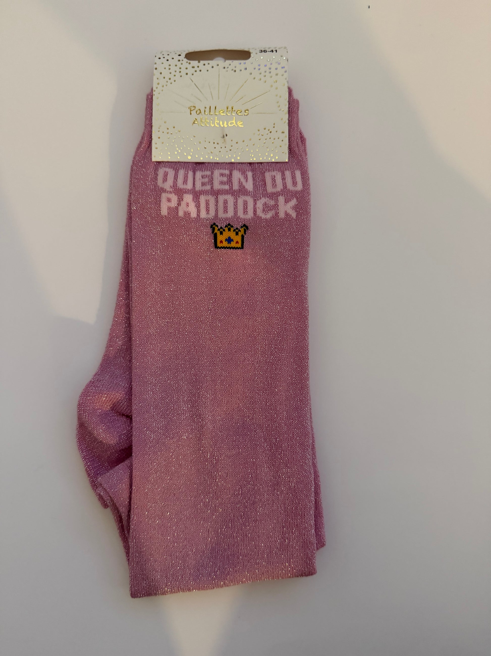 Chaussette pailletée équitation 36-41 QUEEN DU PADDOCK 👑