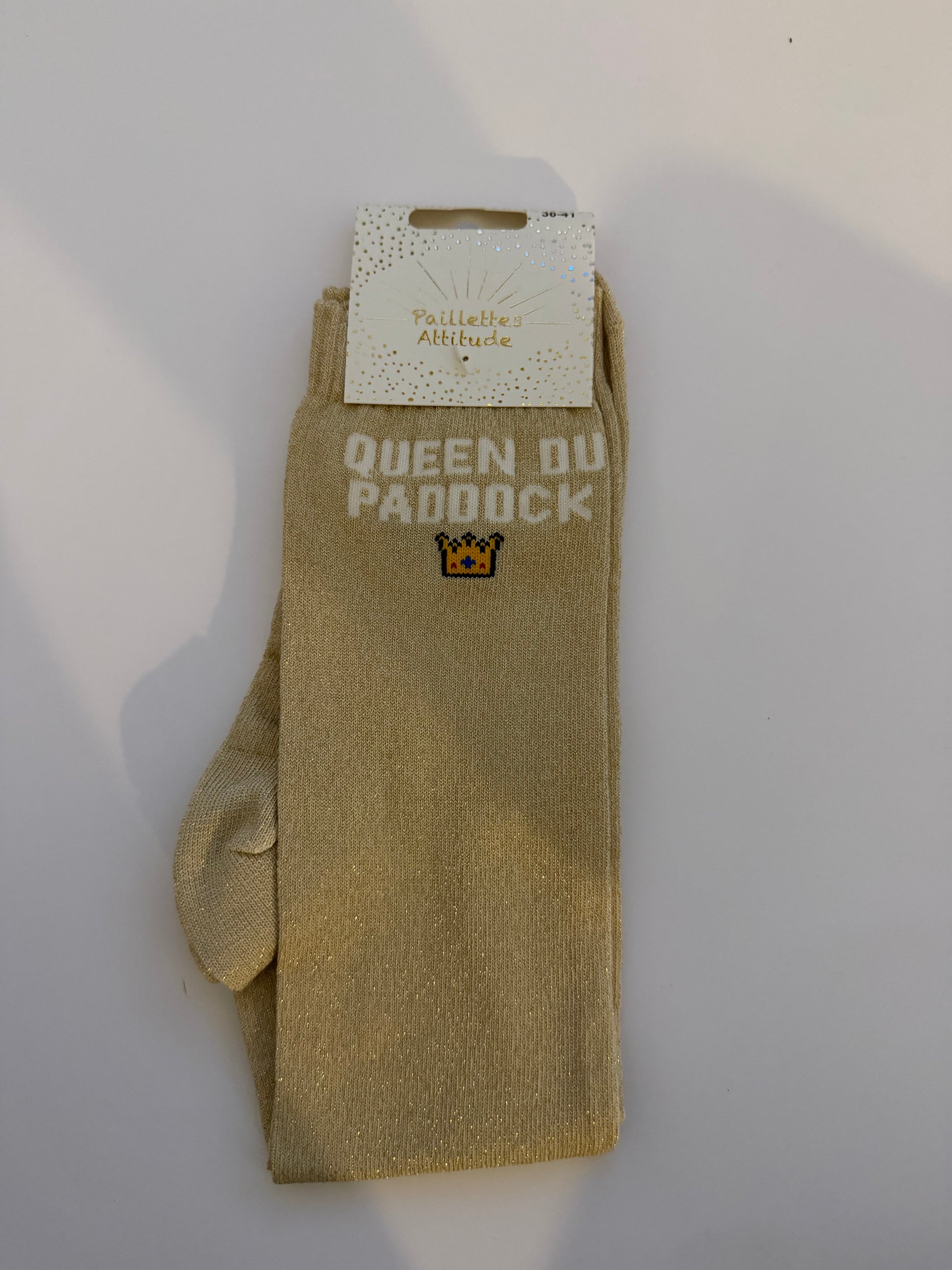 Chaussette pailletée équitation 36-41 QUEEN DU PADDOCK 👑