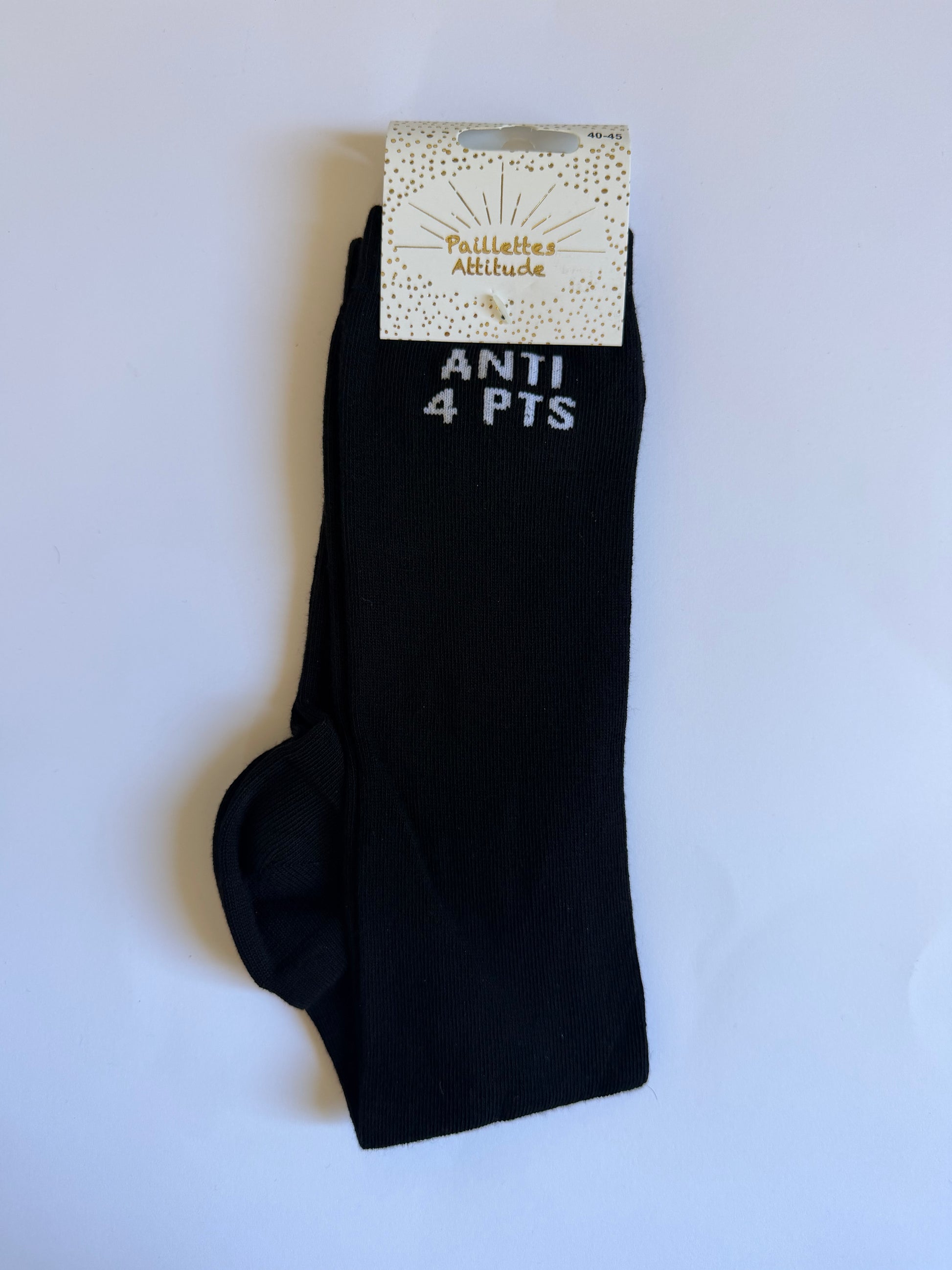 Chaussette équitation 40-45 ANTI 4 PTS