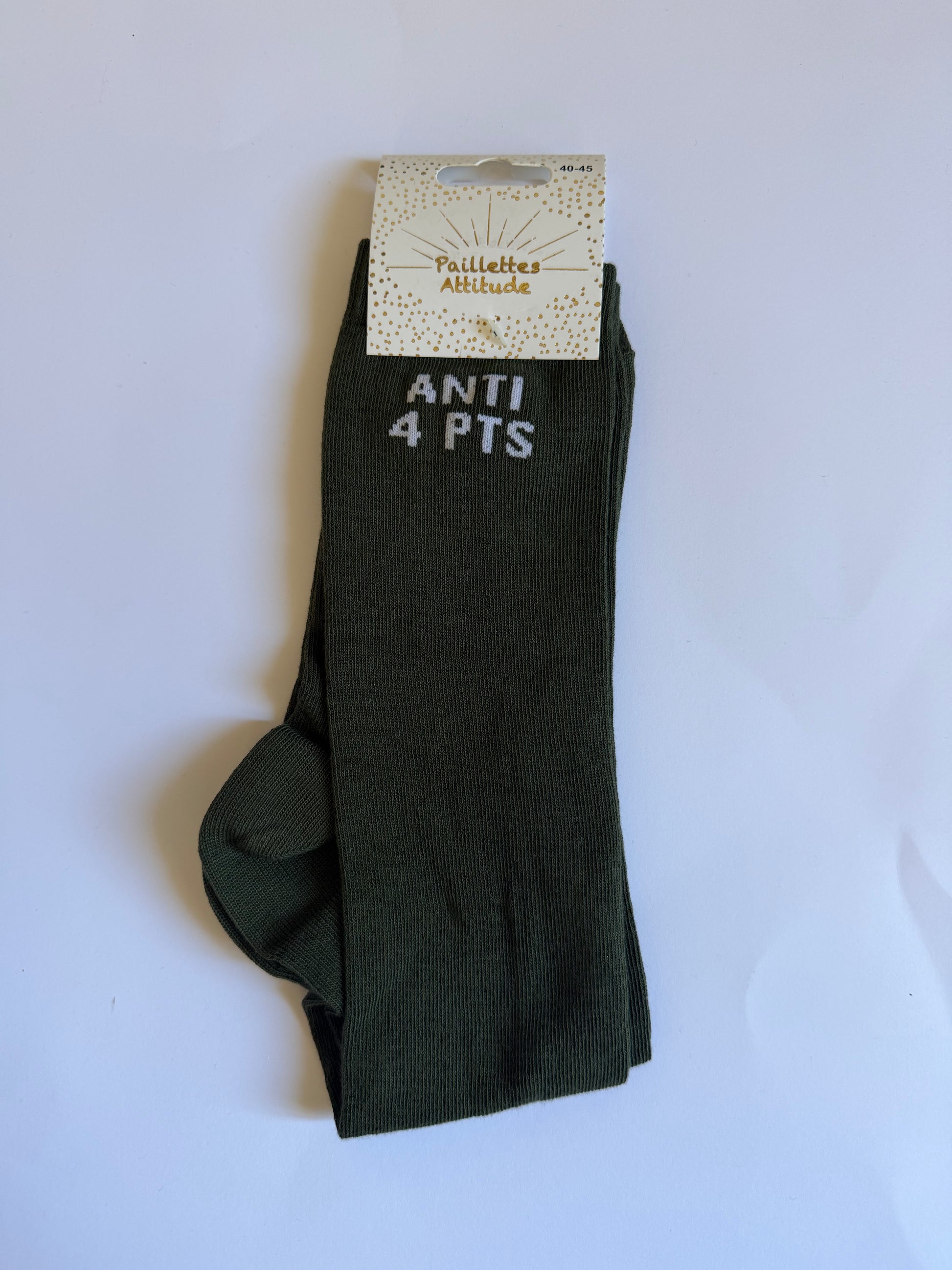 Chaussette équitation 40-45 ANTI 4 PTS