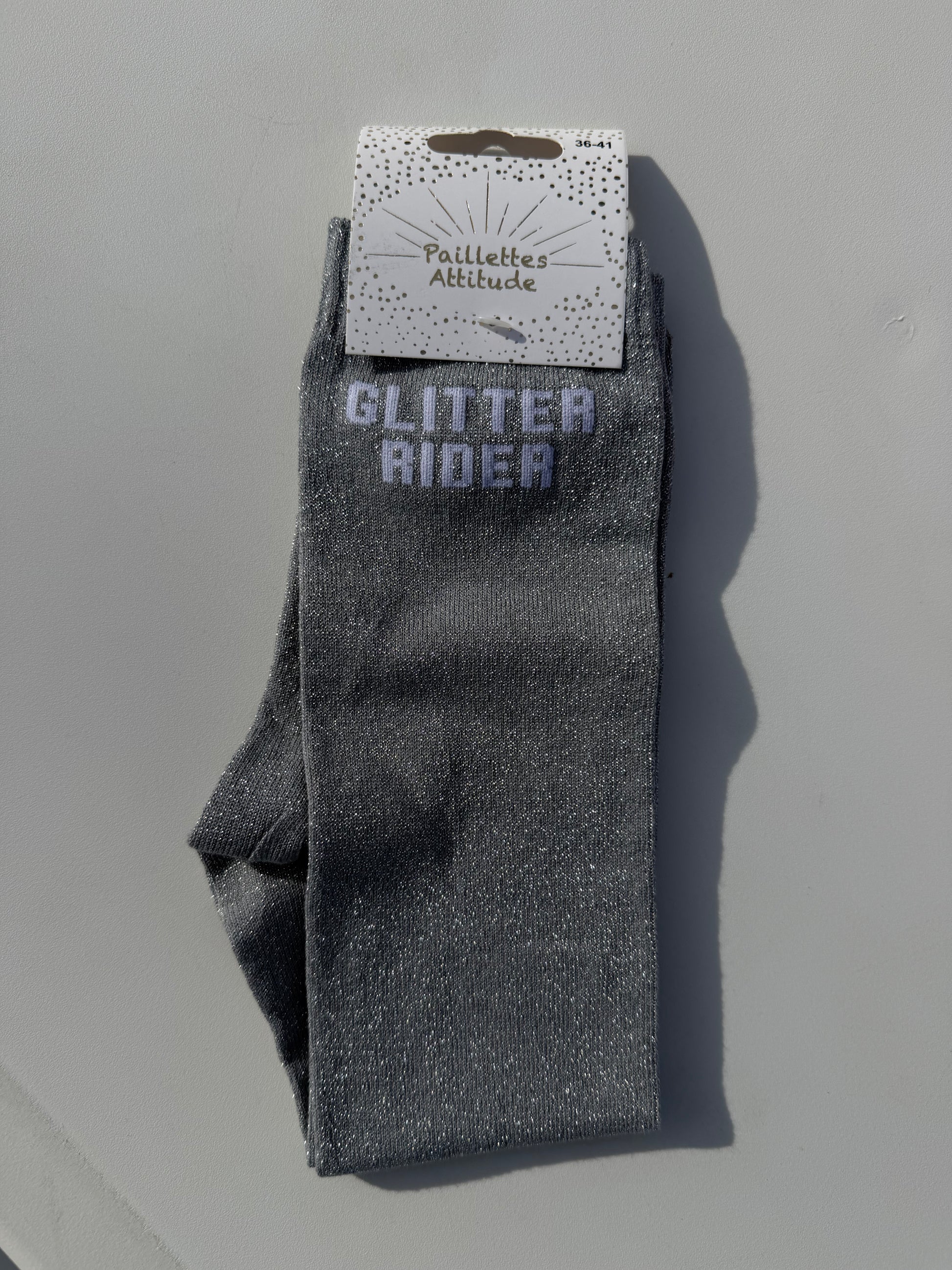 Chaussette équitation pailletée 36-41 GLITTER RIDER