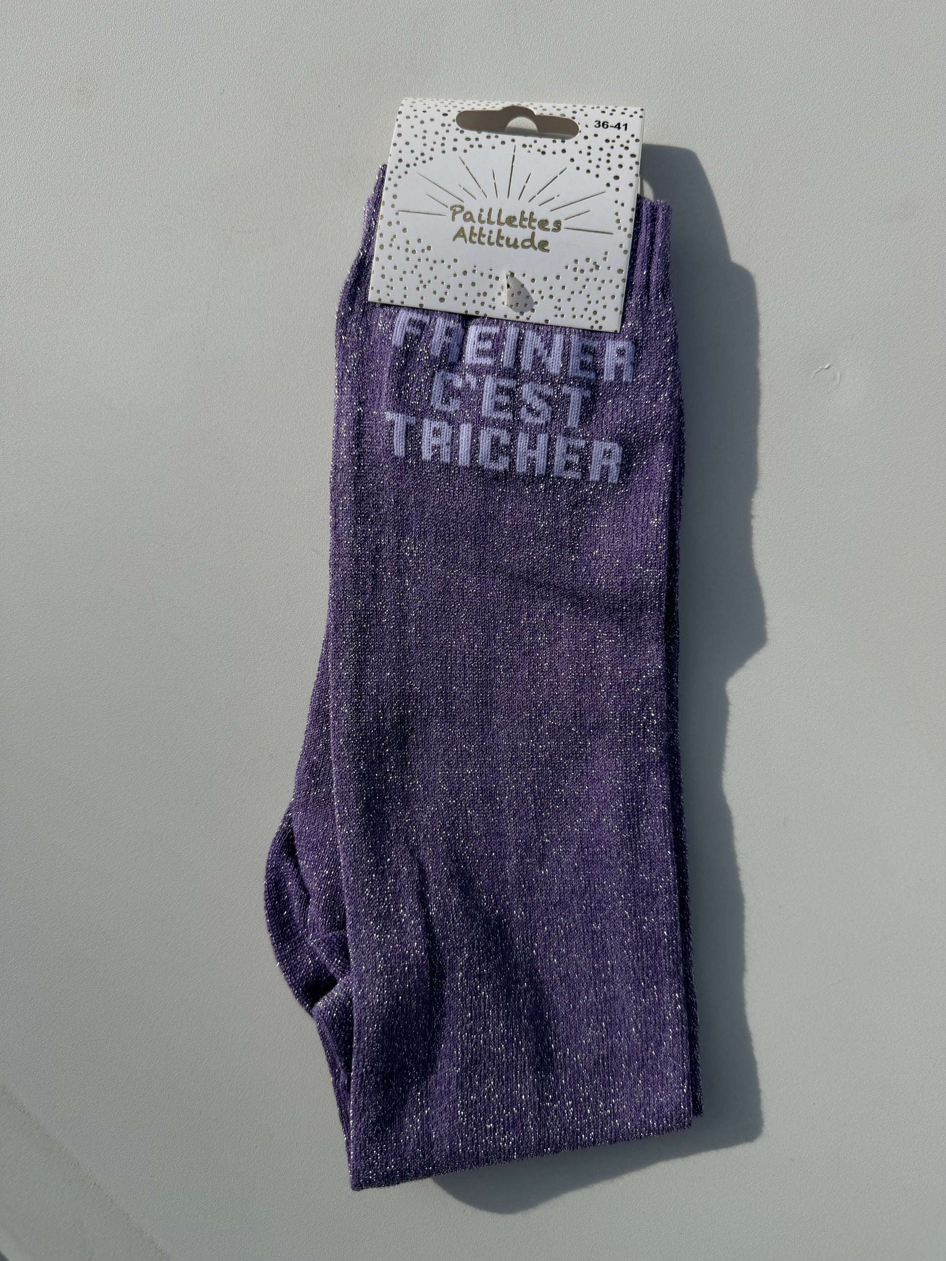 Chaussette équitation pailletée 36-41 FREINER C’EST TRICHER
