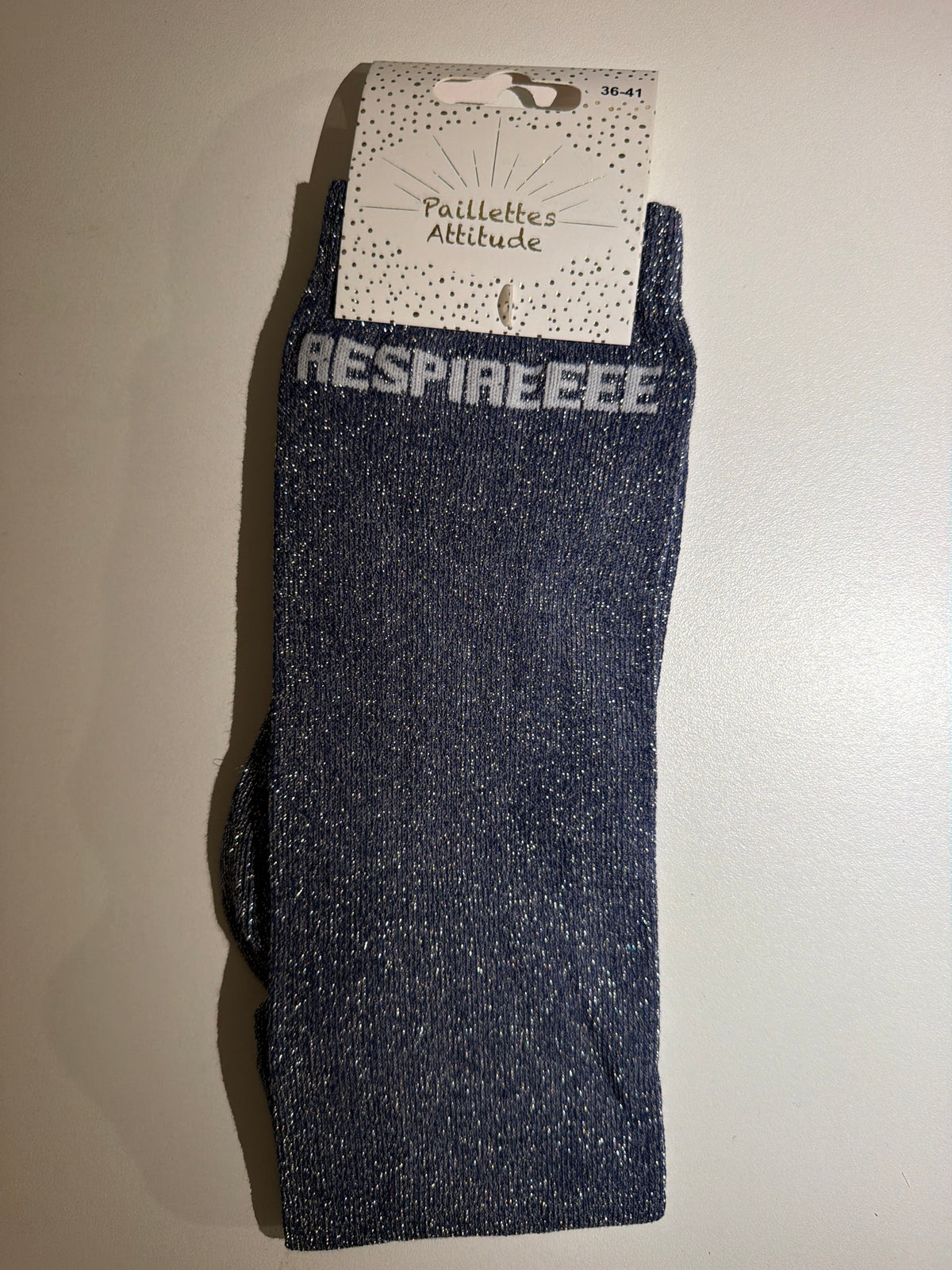 Chaussette pailletée équitation 36-41 RESPIREEEE